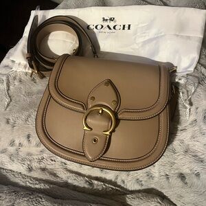 Lightly used Coach Beat Saddle Bag